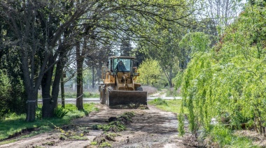 El Municipio continúa con el mantenimiento de calles en Villa Aurora