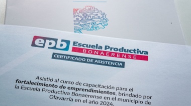 Finalizó el curso de la Escuela Productiva Bonaerense