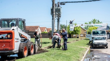 Wesner encabezó una intervención integral en distintos barrios de la ciudad