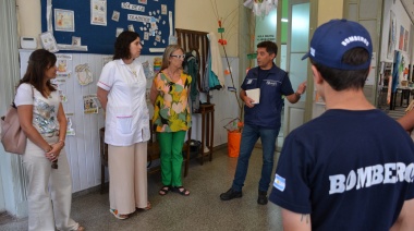 El Municipio participó del simulacro de evacuación en la Escuela Primaria Nº 4