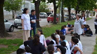 El Municipio participó del simulacro de evacuación en la Escuela Primaria Nº 4