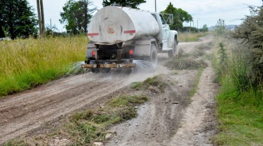 Se realizó mantenimiento de calles en la zona de Palos de Colores y Pikelado
