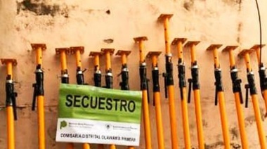 En un allanamiento secuestraron elementos robados de la obra paralizada del Polo Judicial