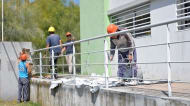 Maximiliano Wesner visitó los trabajos que se realizan en el Servicio Territorial N° 2