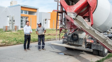 El intendente Wesner recorrió las 100 viviendas próximas a finalizarse