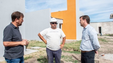 El intendente Wesner recorrió las 100 viviendas próximas a finalizarse