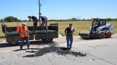 Se desarrollaron labores de bacheo y mantenimiento de refugios y canales en Los Sauces y Villa Aurora