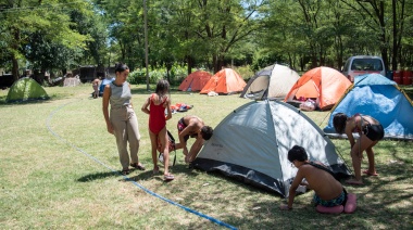 Chicos y chicas que asisten a los Centros de Día municipales tuvieron su campamento