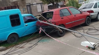 Un fuerte temporal azotó a la ciudad este domingo