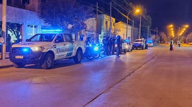 El Municipio junto a fuerzas de seguridad desplegó un “Operativo de Saturación” en Hinojo
