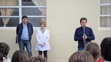 Sánchez Zinny inauguró obras en la Escuela Nº 32