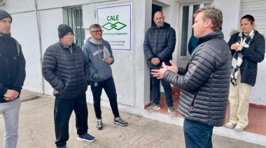 El intendente Wesner visitó el Club La Esperanza