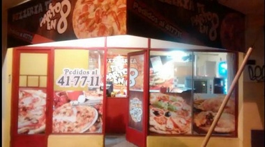 Delincuentes robaron una pizzería y se llevaron 12 mil pesos en efectivo