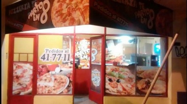 Delincuentes robaron una pizzería y se llevaron 12 mil pesos en efectivo