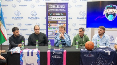 El intendente Wesner participó de la presentación de los torneos Zonales Sub13 de básquet