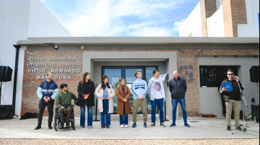 Con un masivo festejo quedó inaugurado el Centro Deportivo y Recreativo “Diego Armando Maradona”