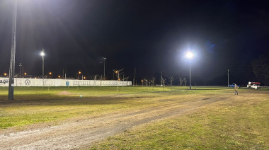 El Parque “Raúl Alfonsín” ya cuenta con nueva luminaria LED