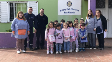 El Municipio llevó a cabo una jornada de Seguridad Vial en el Jardín de Infantes N° 917