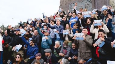 Acompañamiento multitudinario a Leo Yunger y Wesner a una semana de las elecciones