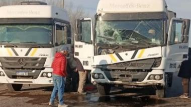 Camionero olavarriense involucrado en triple choque sobre la ruta 3