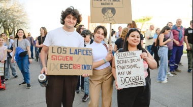 Wesner se sumó a la Marcha Federal Universitaria