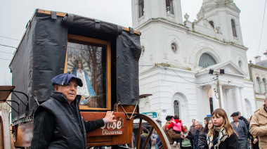 Despidieron a los gauchos peregrinos de la Parroquia “San José”