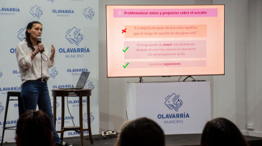 Prevención del suicidio adolescente: se realizó una capacitación para personal municipal