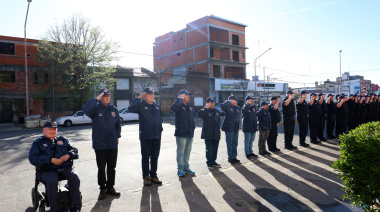 Bomberos celebró su 76º aniversario con un acto protocolar