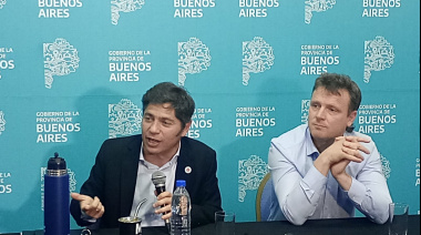 Kicillof: “Lo que está haciendo Milei con su política económica es criminal”