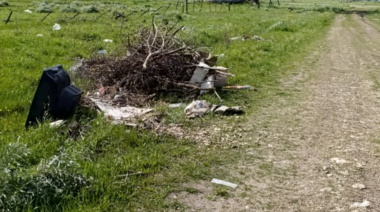 El Municipio infraccionó a una persona por arrojar residuos en un sector no permitido