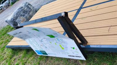 Vandalizaron el mirador turístico del Cerro Luciano Fortabat