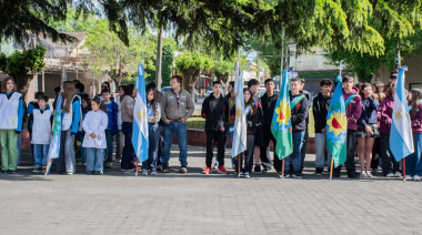 El intendente Wesner encabezó el acto protocolar por el 146° aniversario de Sierras Bayas