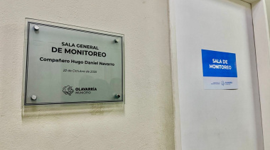 Se impuso el nombre de “Hugo Daniel Navarro” a la Sala General de Monitoreo