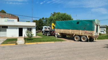 Coopelectric realizó tareas de mantenimiento a un grupo electrógeno de la zona rural