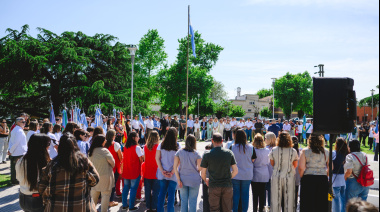 El intendente Wesner encabezó el acto protocolar por el 158º aniversario de Olavarría