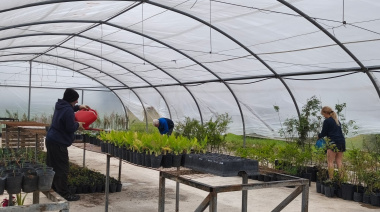 El Vivero Municipal fue sede del cierre del curso de Forestador que se dicta en el Centro de Formación Laboral 403