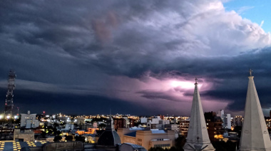 Cayeron casi 20 mm de lluvia en Olavarría y dejaron una increíble imagen