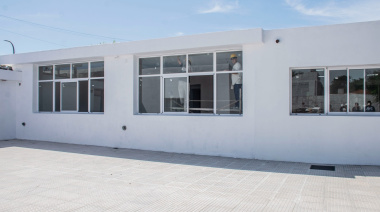 El intendente Maximiliano Wesner recorrió la obra de ampliación de la Escuela N° 57