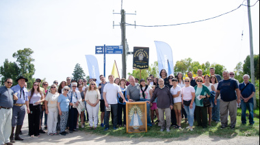 Se realizó el acto de descubrimiento de señalética de la calle “Padre Jesús Mendía”