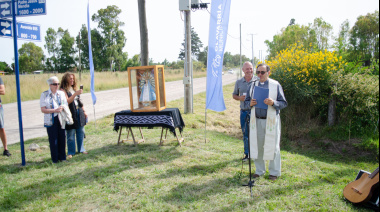 Se realizó el acto de descubrimiento de señalética de la calle “Padre Jesús Mendía”