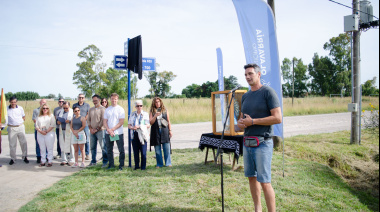 Se realizó el acto de descubrimiento de señalética de la calle “Padre Jesús Mendía”
