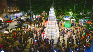 Se encendió la navidad en Olavarría