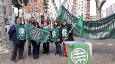 ATE se manifestó en el Paseo Jesús Mendía