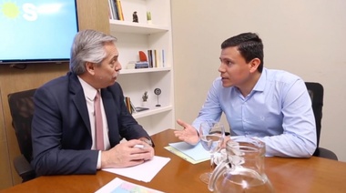 Federico Aguilera se reunió con Alberto Fernández