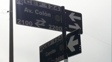 Oficial: Cerrito es mano única entre Colón y Sarmiento
