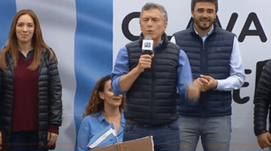 Macri en Olavarría: “Quiero decirles que el gato aguanta, acá no hay choripán”