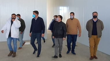 Ezequiel Galli y Diego Robbiani visitaron un frigorífico en Azul