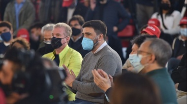 Ezequiel Galli participó del cierre de campaña de Diego Santilli