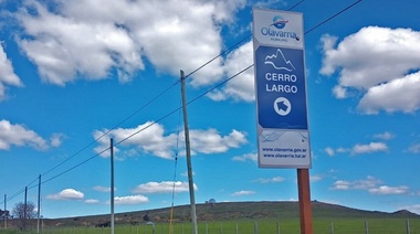 Nueva señalética turística en la localidad de Sierras Bayas