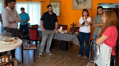 Galli y Robbiani se reunieron con Fittipaldi en Tapalqué